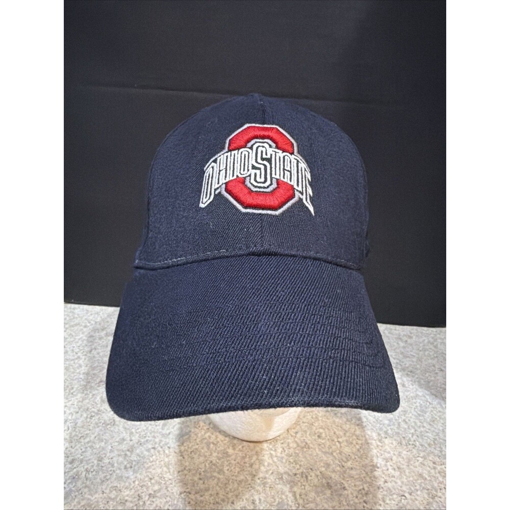 Top of the World Ohio State Buckeyes NCAA One-Fit  Black Fitted Cap Hat